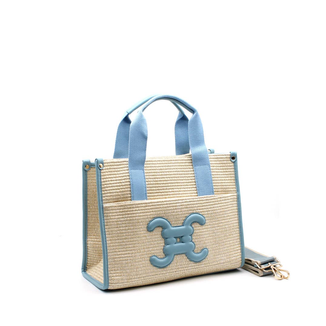 Vimoda - Wholesale Top Handle Bag - Women's - Woven tote bag with handles and logo0