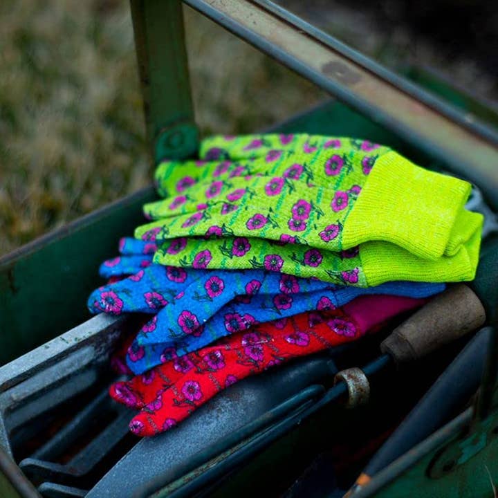 G & F Products - Wholesale Garden gloves - Kids Garden Gloves, Soft Cotton, Dirt-Resistant, 3 Pairs1