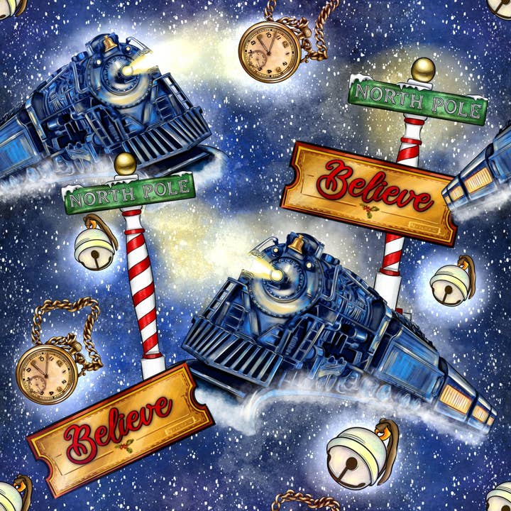 Bandana Polar Express pour la vente par Jersey Border Collars