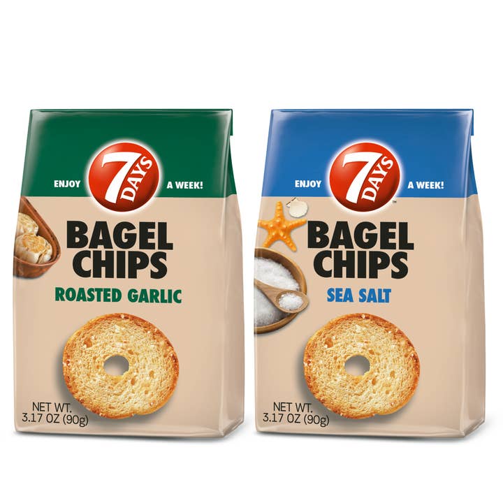 Chips de Bagel, Assortiment Varié (85g, Pack de 12) pour la vente par 7days Snacks