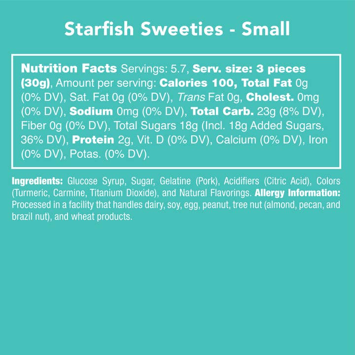 Candy Club - Wholesale Gummy - Starfish Gummy Sweeties