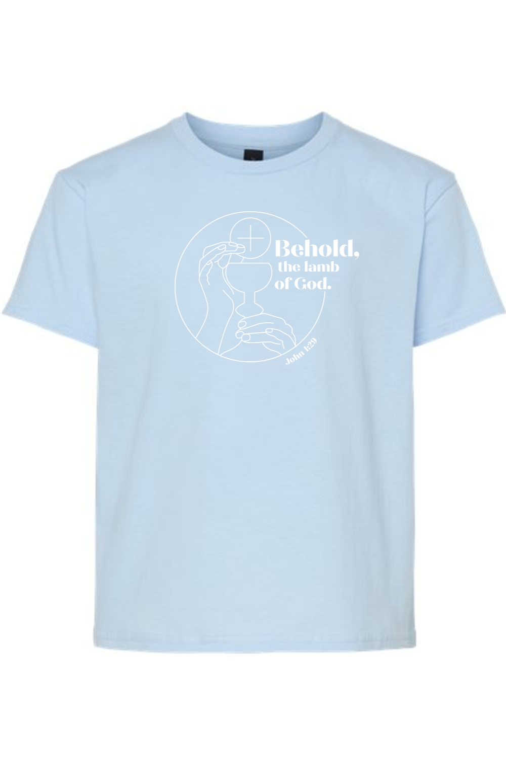 Sock Religious - Vente T-shirt sérigraphié – enfant - Voici l'Agneau de Dieu - Jean 1:29 T-shirt Jeunesse1