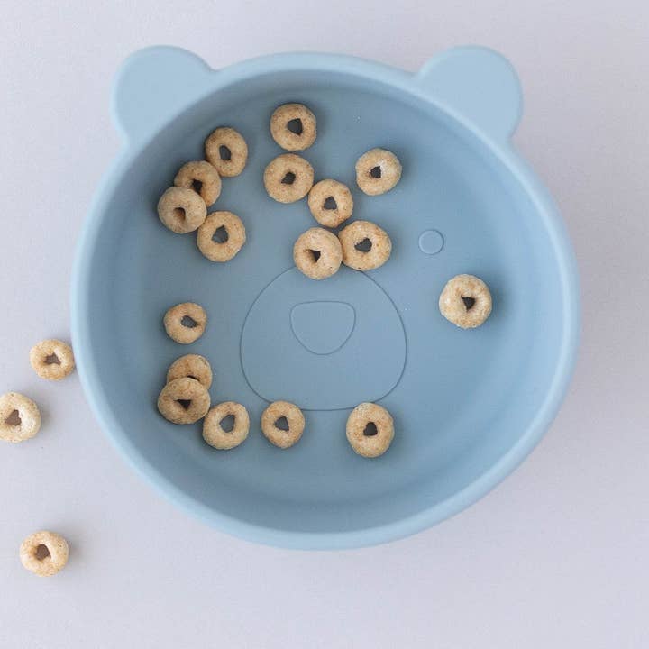 Toddler Bowl with Suction - Blue for wholesale by AmariandAaren