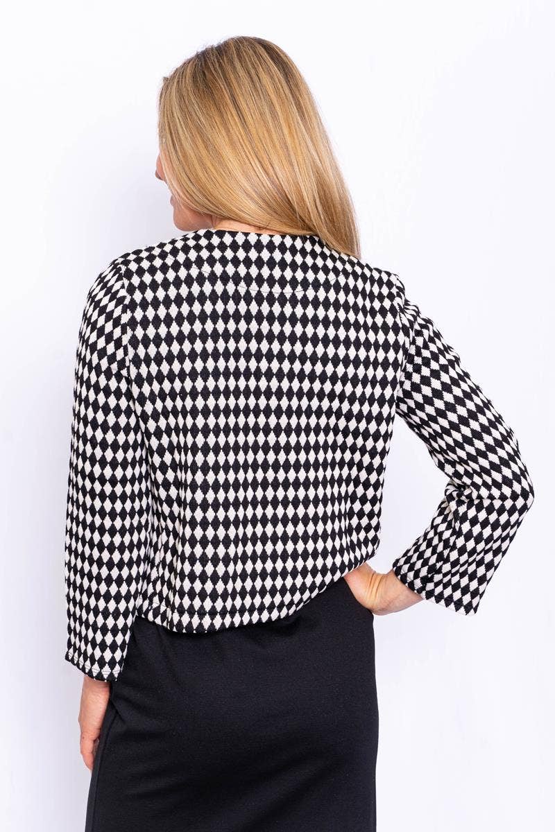 The Italian Closet - Vente Veste – femme - SALE Arlecchino - Veste italienne à carreaux souple SM et ML2