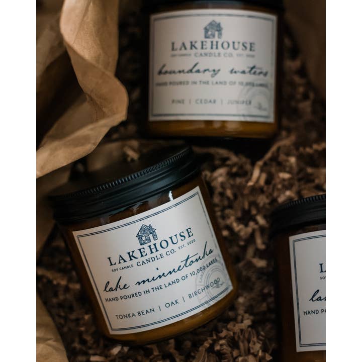 Lakehouse Candle Co. - Wholesale Jar/Filled Candle - Lake Minnetonka