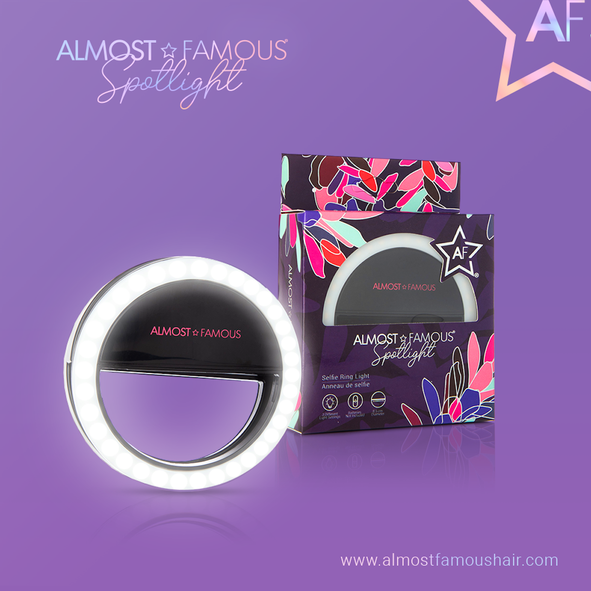 Almost Famous - Wholesale Ring / Selfie Light - “Spotlight” LED Selfie Ring Light – Clip-On Phone Light2