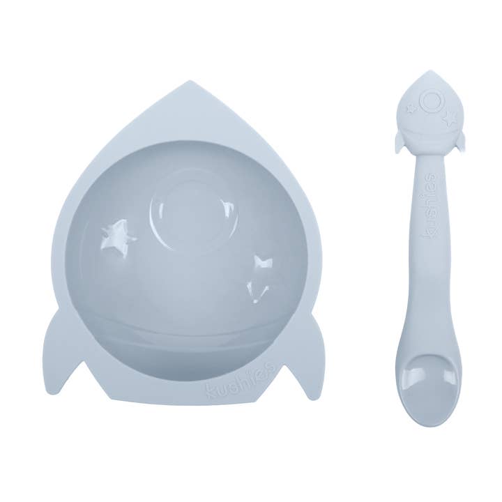 Silibowl & Spoon Set for wholesale by Kushies Baby