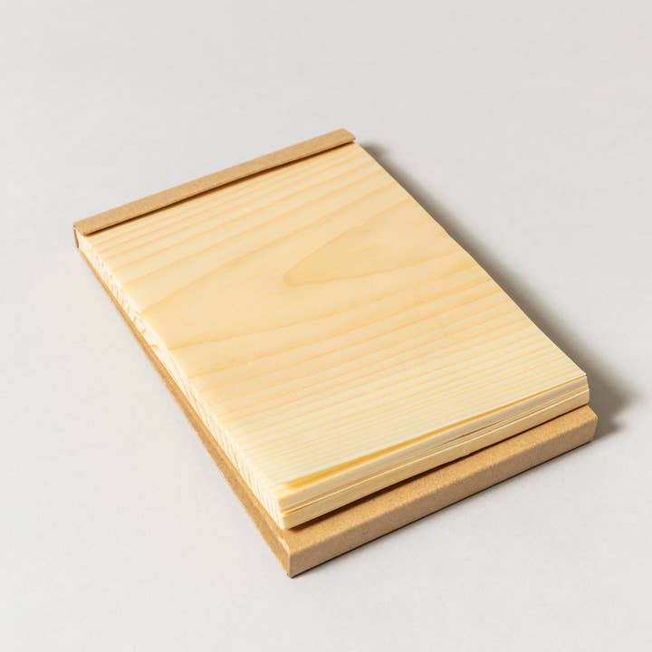 Morihata International Ltd. Co. - Wholesale Notepad - Kizara Wood Sheet Memo Pad - Large - 5" x 7"2