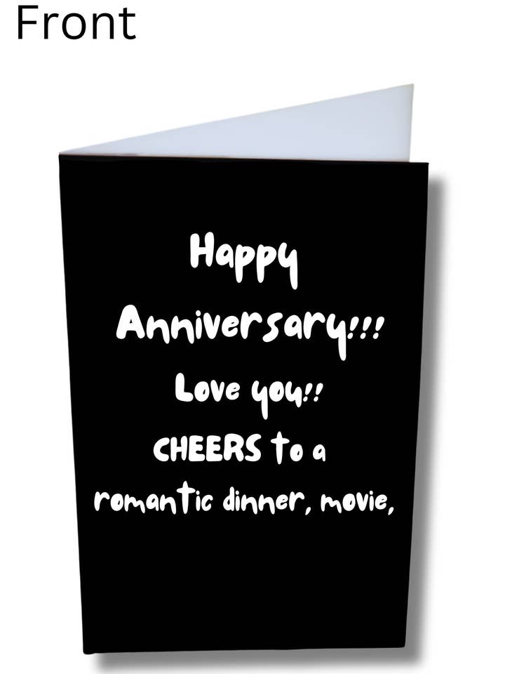 Grine-højt jubilæumskort til par for engroshandel hos GrouchCards