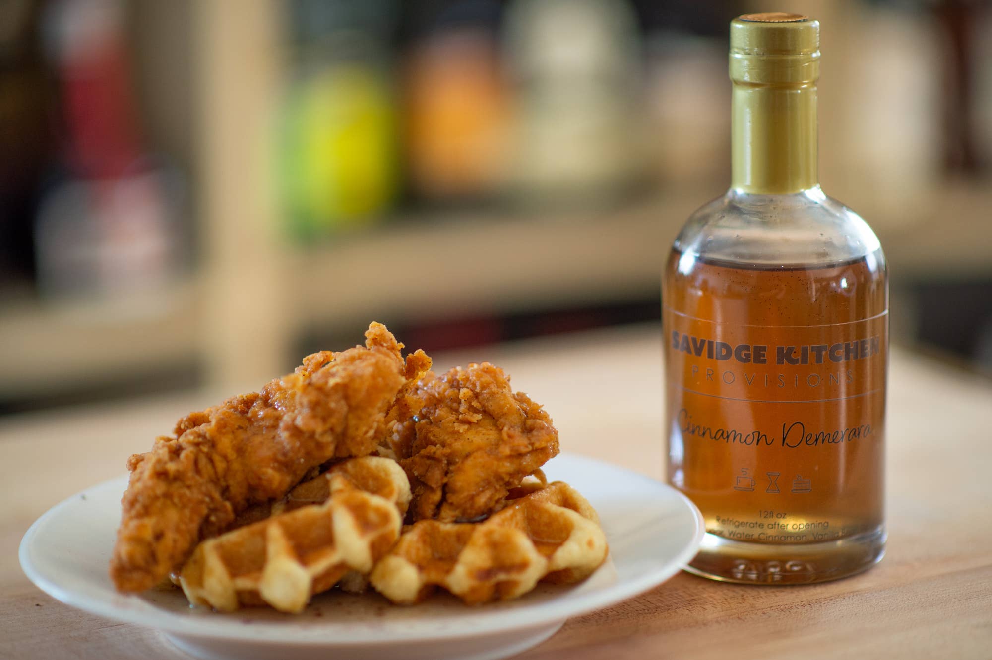 Savidge Kitchen – Mistura de coquetel/xarope por atacado – Xarope de Canela Demerara1