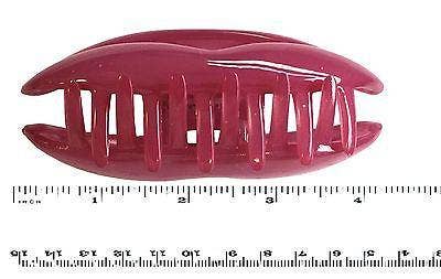 Parcelona – Großhandel Haarclip – Damen – Barcelona Frankreich Lippe Haarklammer, mittelgroß, Zelluloid, Hot Pink4