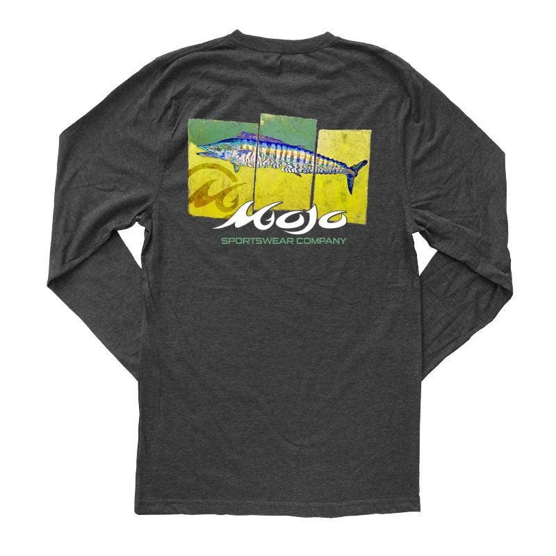 Mojo Sportswear Company - Wholesale T-Shirt (Graphic) - Men's - Wahoo Panels Long Sleeve T-Shirt3