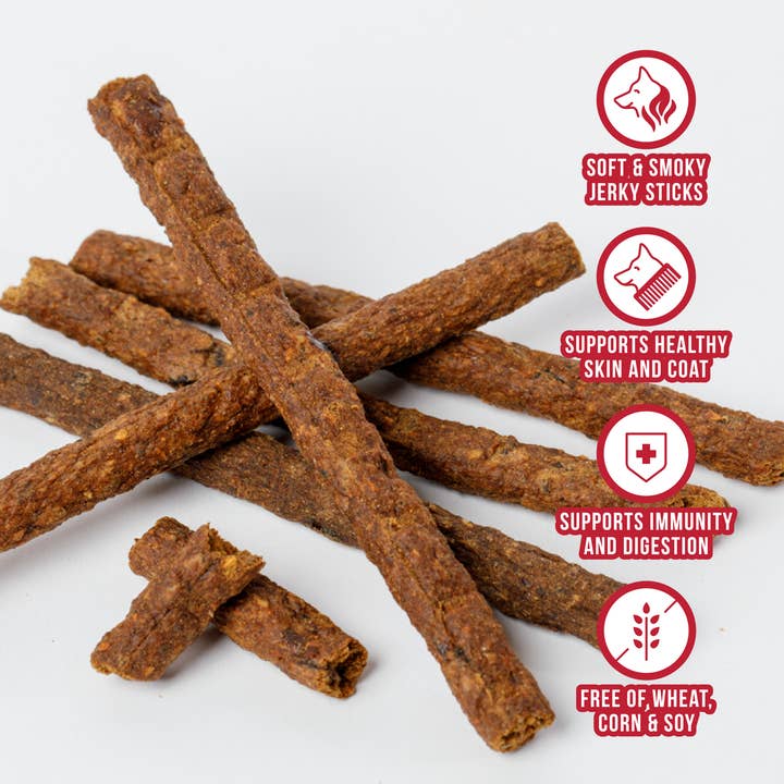 Wild Ranger Pet - Wholesale Pet Treats - Dog - Wild Ranger Beef Jerky & Superfoods Dog Treats (6ct)3