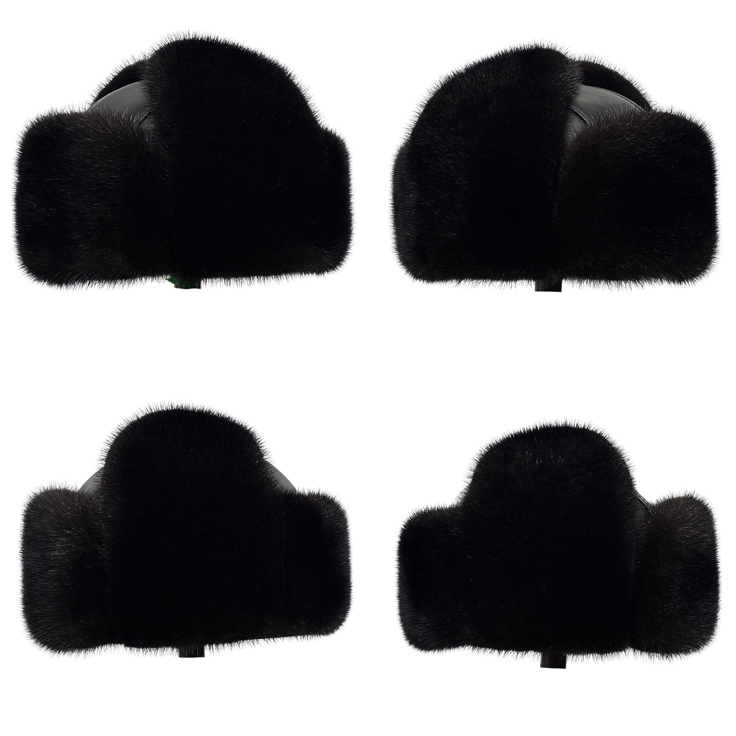 FurStyleUa - Wholesale Trapper/Bomber Hat - Men's - Men Fur Hat Russian Fur Hat Mink Fur Earflap Hat Ushanka Hat8