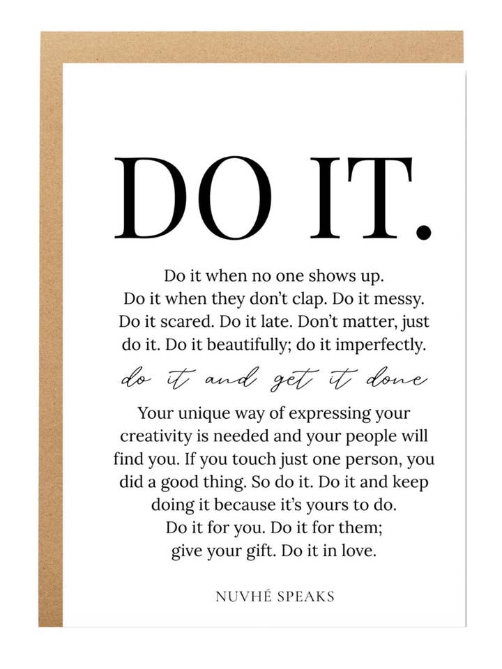 Dream Chaser, Keep Going | Starting A New Business Card for wholesale by Nuvhé Speaks