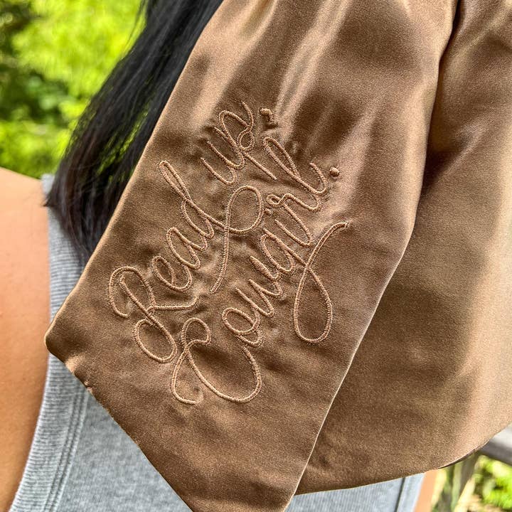 Blissfully Bookish Company - Wholesale Hair bow – Women’s - Read Up, Cowgirl Bow Clip | Bookish Hair Accessory3