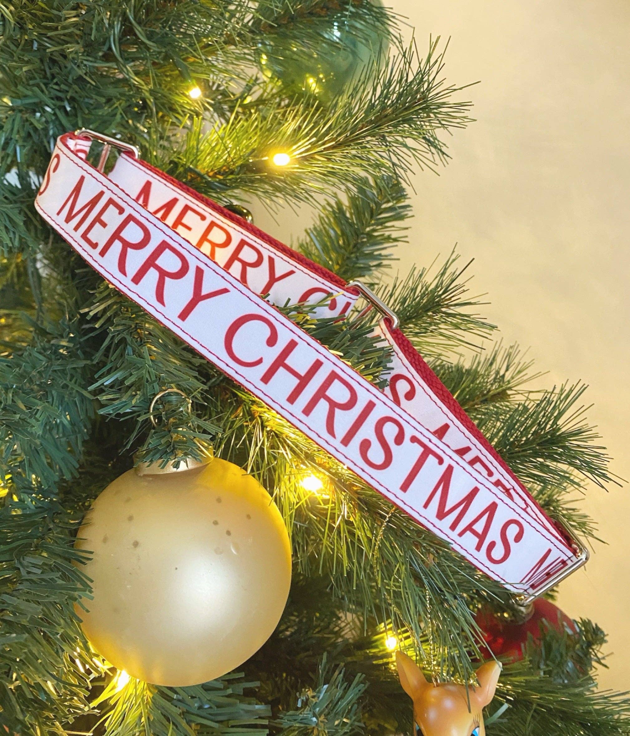 Roxy & Co. Canine Accessories - Wholesale Pet Collar - Dog - MERRY CHRISTMAS MARTINGALE DOG COLLAR2