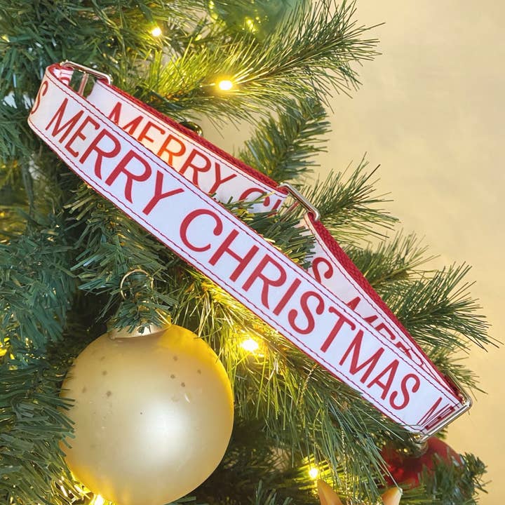 Roxy & Co. Canine Accessories - Wholesale Pet Collar - Dog - MERRY CHRISTMAS MARTINGALE DOG COLLAR2
