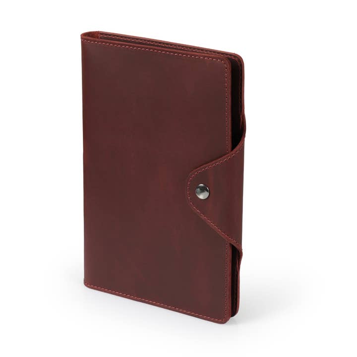 Londo - Wholesale Journal Cover - Londo Personalized Top Grain Leather Portfolio with Notepad (Snap Closure & Lock)46