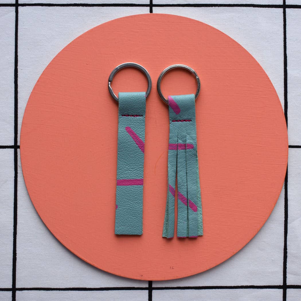 Jemma Marston - Wholesale Keychain - Women's - Hand Painted Leather Keyrings17