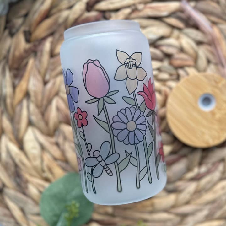 Glasdose Spring Floral für den Großhandel von Cups4Cuties