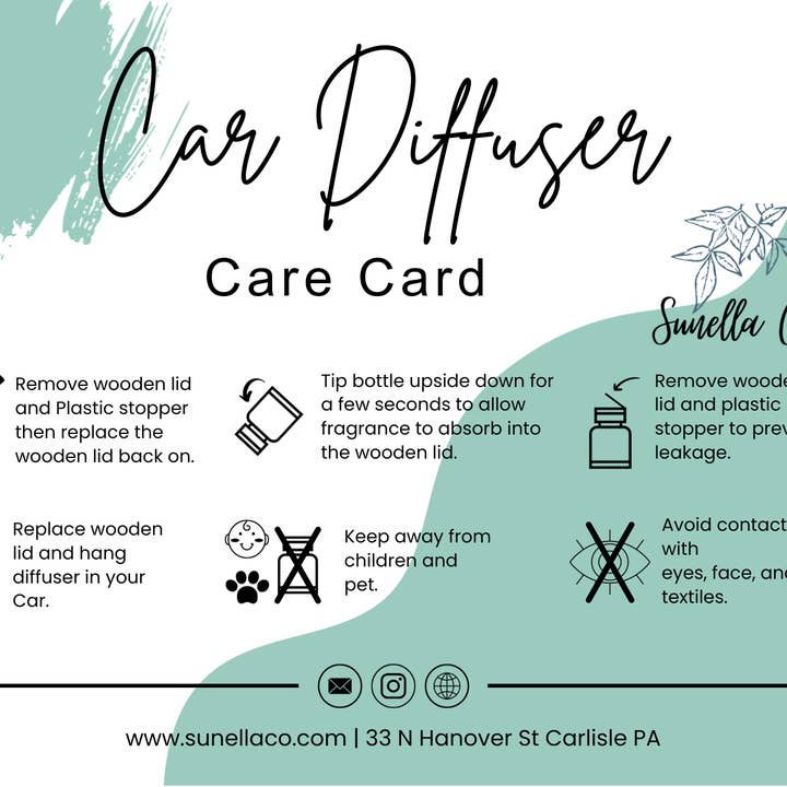 Sunella Co. - Wholesale Car Freshener - Unisex - Car Diffusers Air Freshener