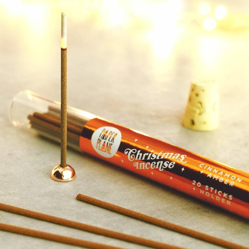 Paper Plane (US Duties Paid) - Wholesale Incense - Christmas Incense - Cinnamon and Amber - in a Test Tube2