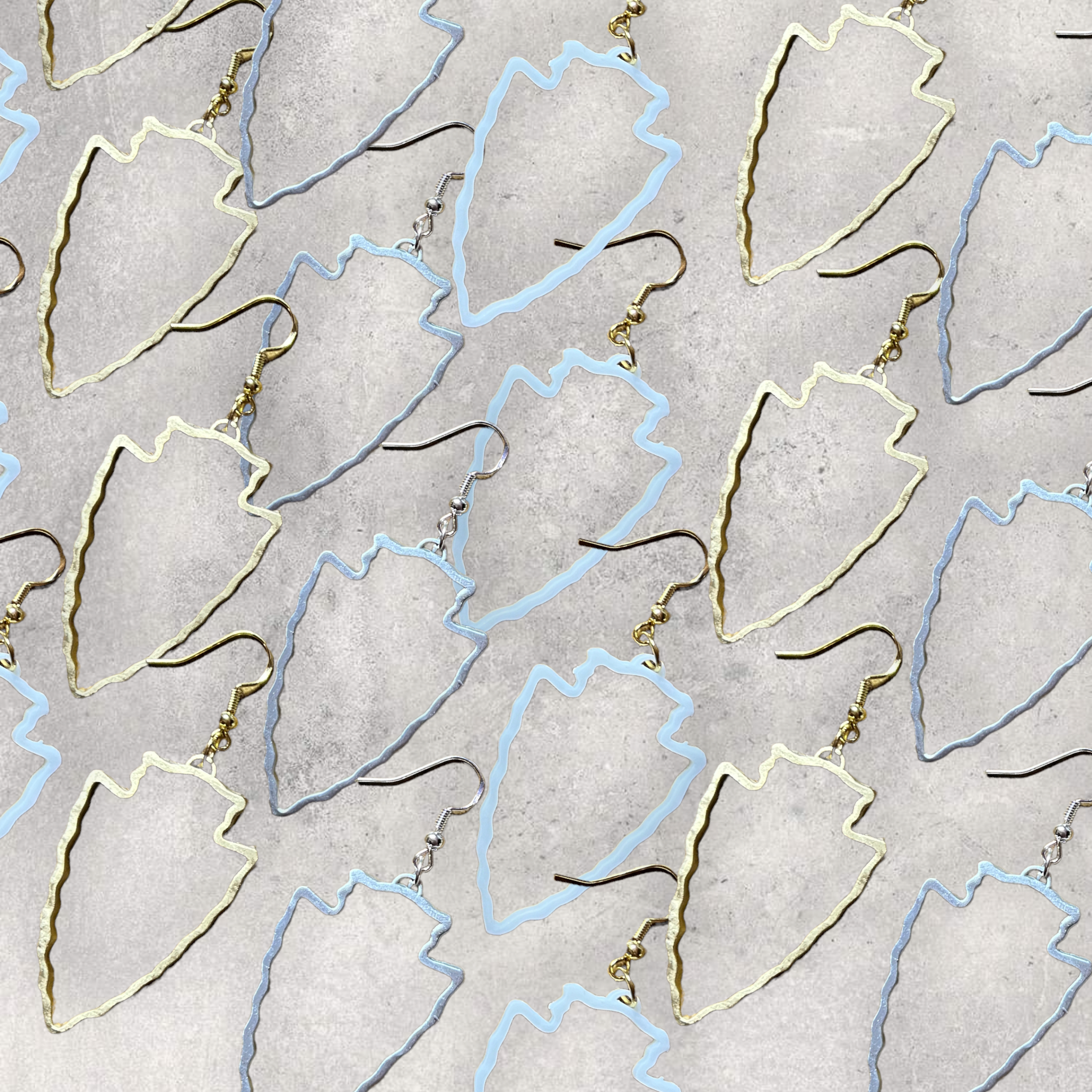 Elby Designs – wholesale Dangle earrings – Kansas City Arrowhead Earrings3