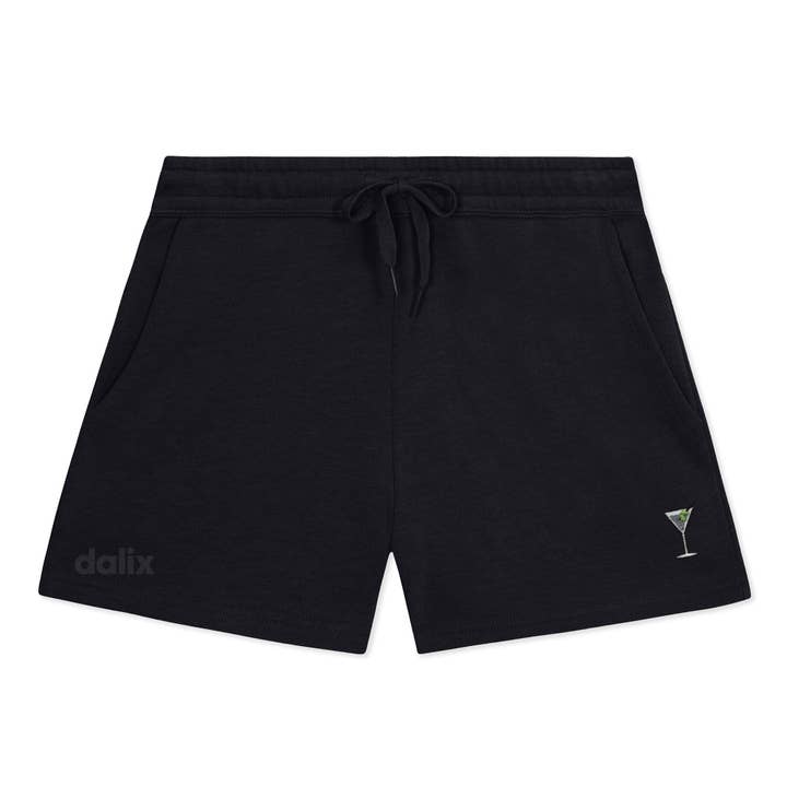 Dalix Womens Martini Midweight Washed Fleece Shorts for wholesale by Dalix