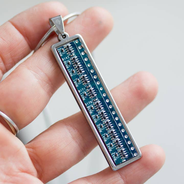 Pavlysh s.r.o. - Wholesale Pendant/Charm Necklace - Long necklace, real circuit board, no resin2