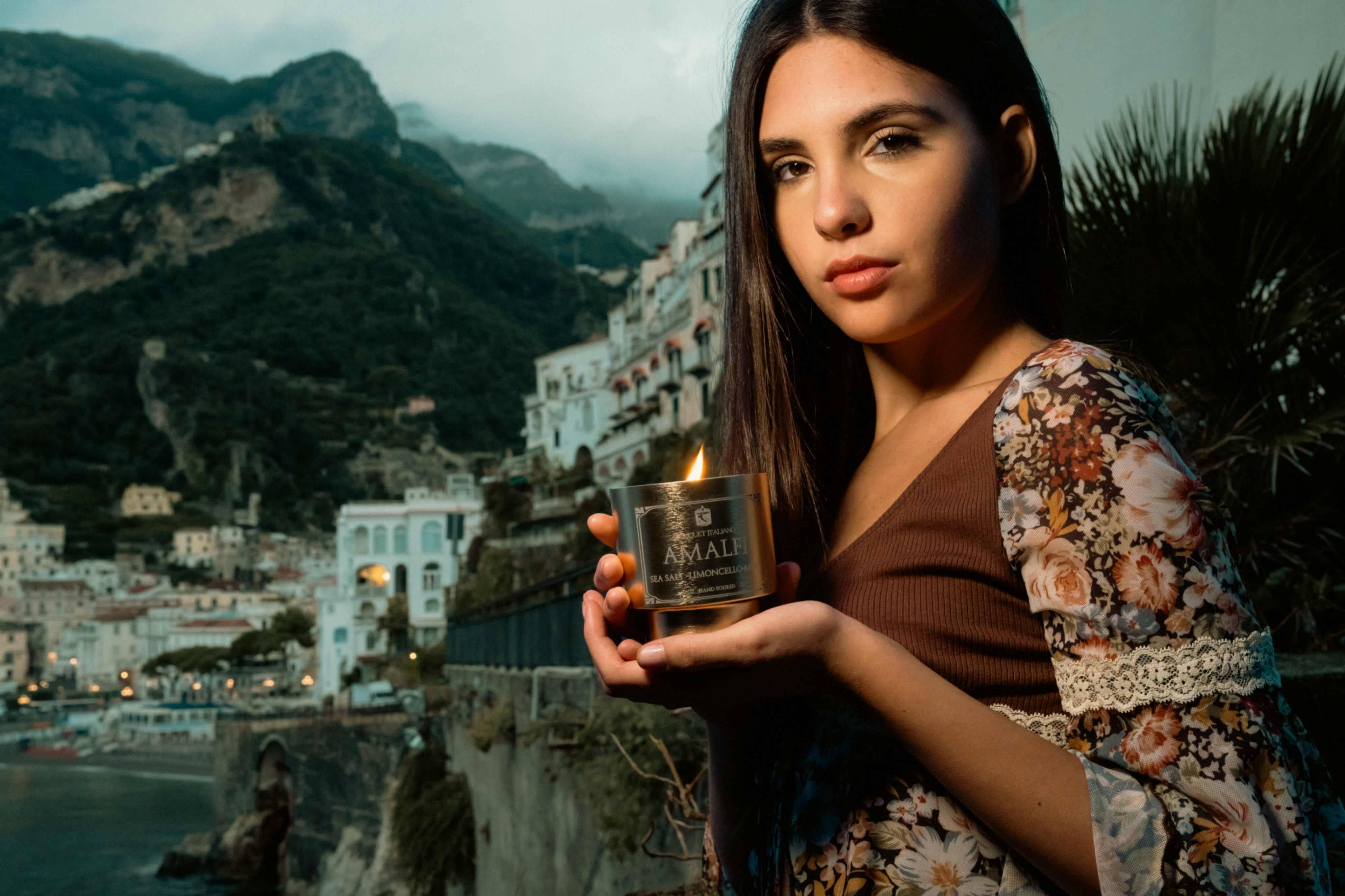 BouquetItaliano – wholesale Jar/filled candle – Amalfi Luxury Scented Candle – Italian Coastal Inspired12