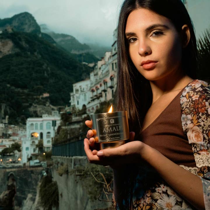 BouquetItaliano – wholesale Jar/filled candle – Amalfi Luxury Scented Candle – Italian Coastal Inspired12