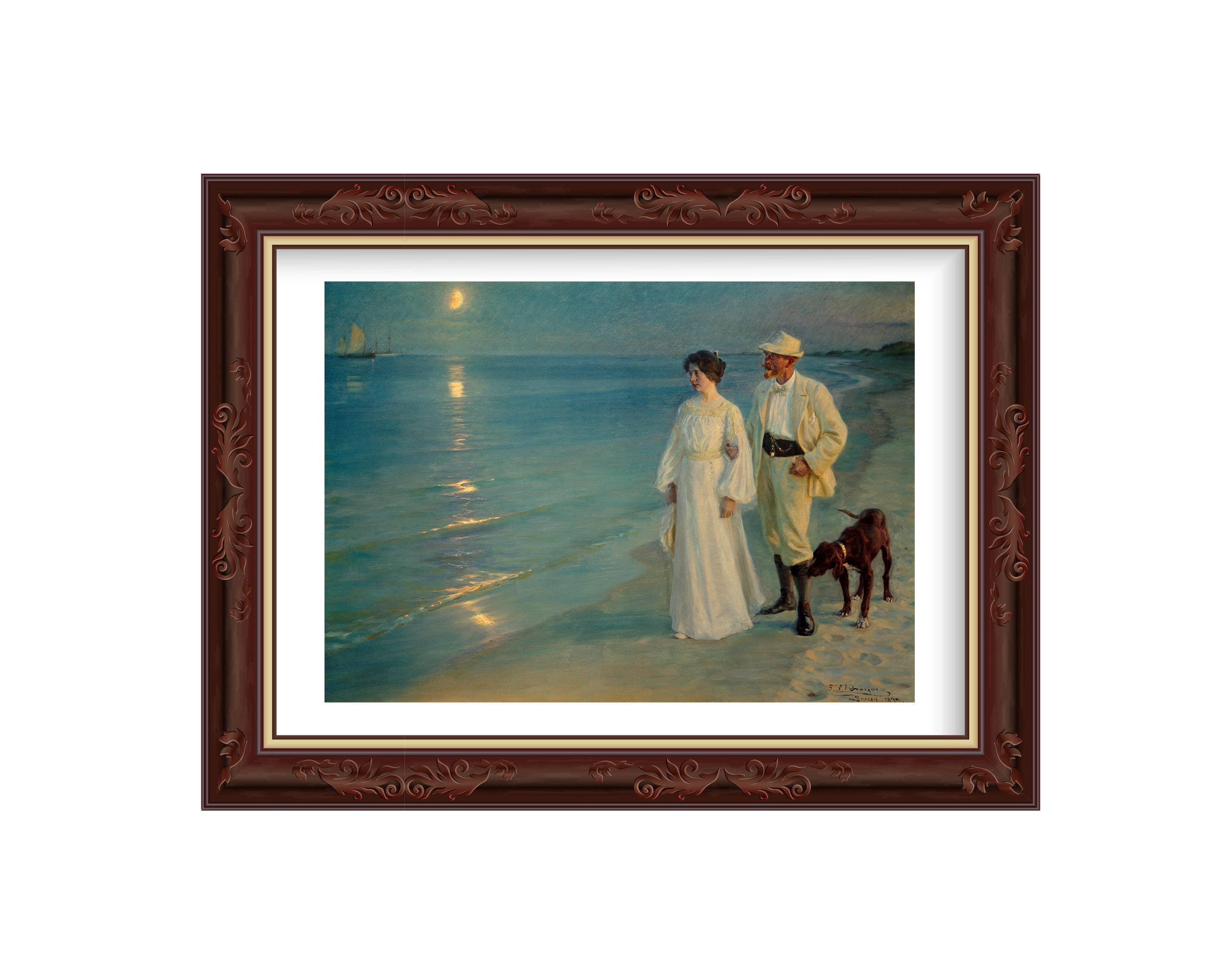 Go To Design - Wholesale Art Print - Fine art print Summer Evening on the Beach unframed wall art3