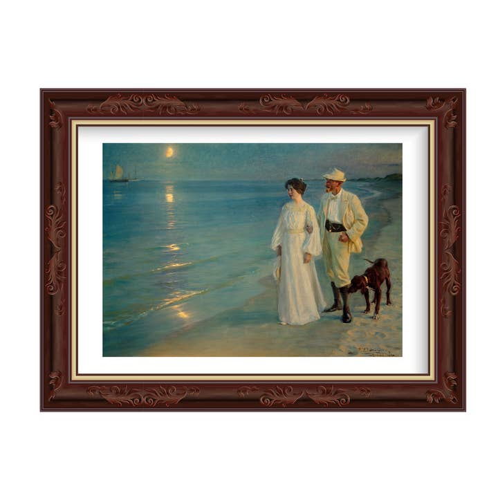 Go To Design - Wholesale Art Print - Fine art print Summer Evening on the Beach unframed wall art3