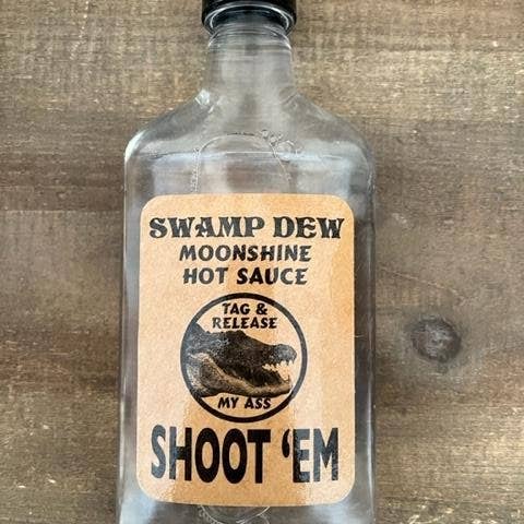Fairhope Favorites, Inc. - Wholesale Hot Sauce - Swamp Dew Moonshine Hot Sauce Large - Original