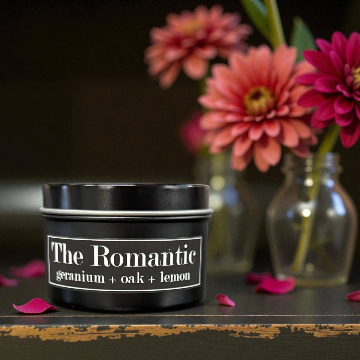 Fly Paper Products - Wholesale Jar/Filled Candle - *New Scent* The Romantic 4oz Candle - Geranium + Oak + Lemon1