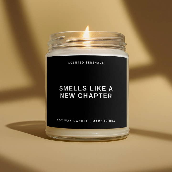 Smells Like A New Chapter Soy Candle for wholesale by Scented Serenade