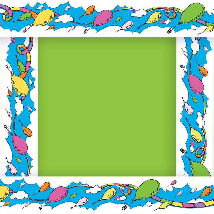 Eureka School Products - Wholesale Bulletin Board - Dr. Seuss™ Oh the Places Deco Trim®