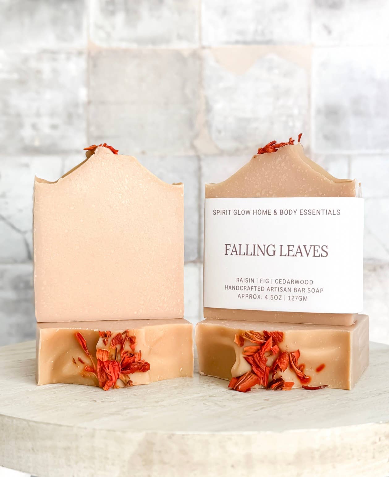 Spirit Glow Home & Body Essentials - Wholesale Bar Soap - Falling Leaves- Handcrafted Artisan Soap Bar 1