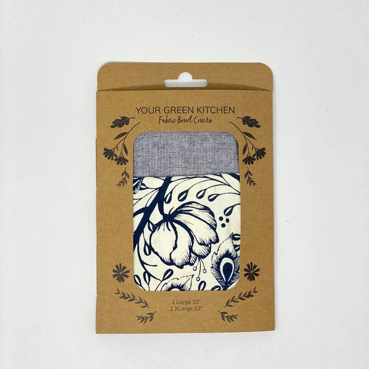 Packaged BOWL COVERS/ NOLIAH Spring Xl and Navy LG for wholesale by Your Green Kitchen