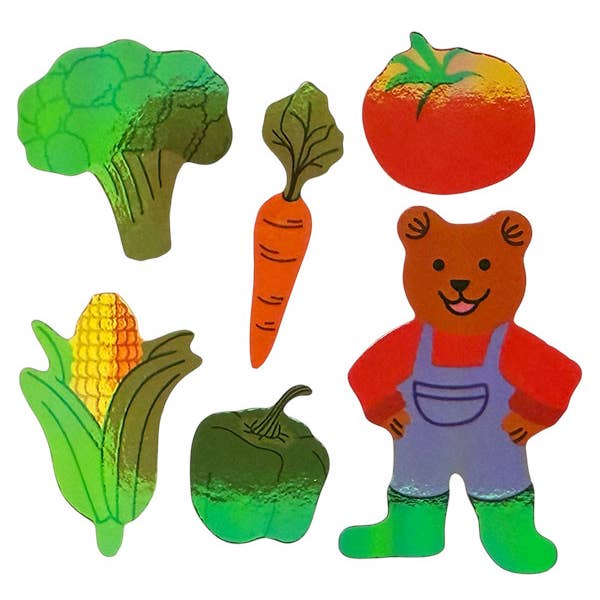 Sticker Garden - Wholesale Sticker – Child & baby - Jewel Farmer Bear Children Stickers1