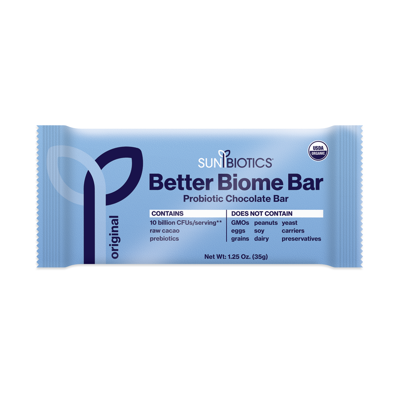 Windy City Organics - Wholesale Chocolate Bar - Better Biome Bar - Probiotic Chocolate Bar - Original0