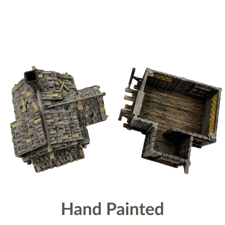 The Scale Grail - Wholesale Decorative Tabletop Object - Medieval Hut Miniature House by 3dpforu1