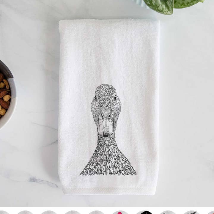 Essuie-mains Marge the Mallard Duck pour la vente par Inkopious