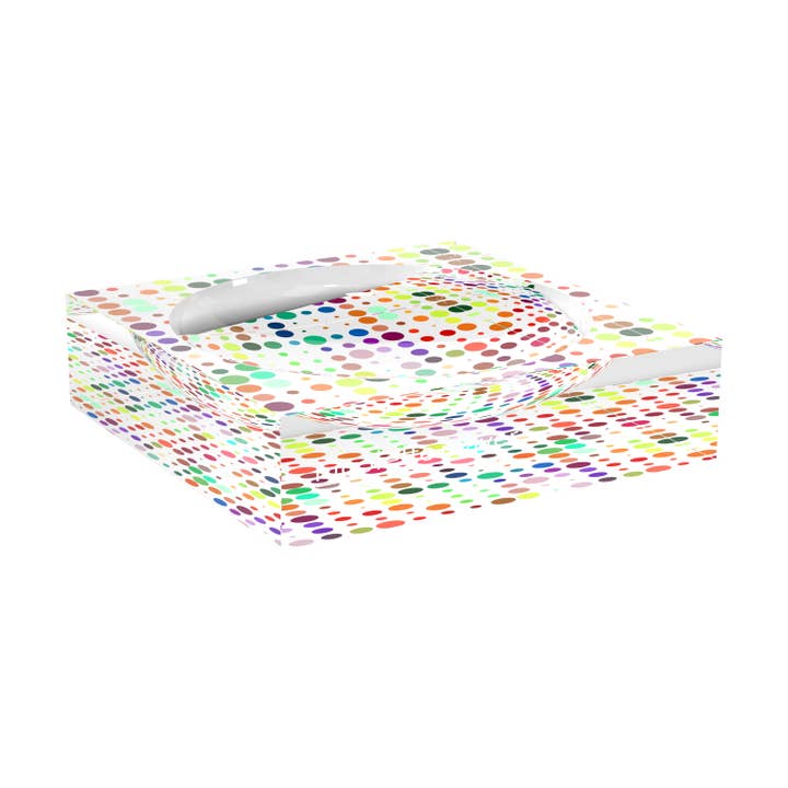 Plato Organizador de Caramelos de Acrílico Andre Mod Confetti para venta al por mayor de Nicolette Mayer Collection
