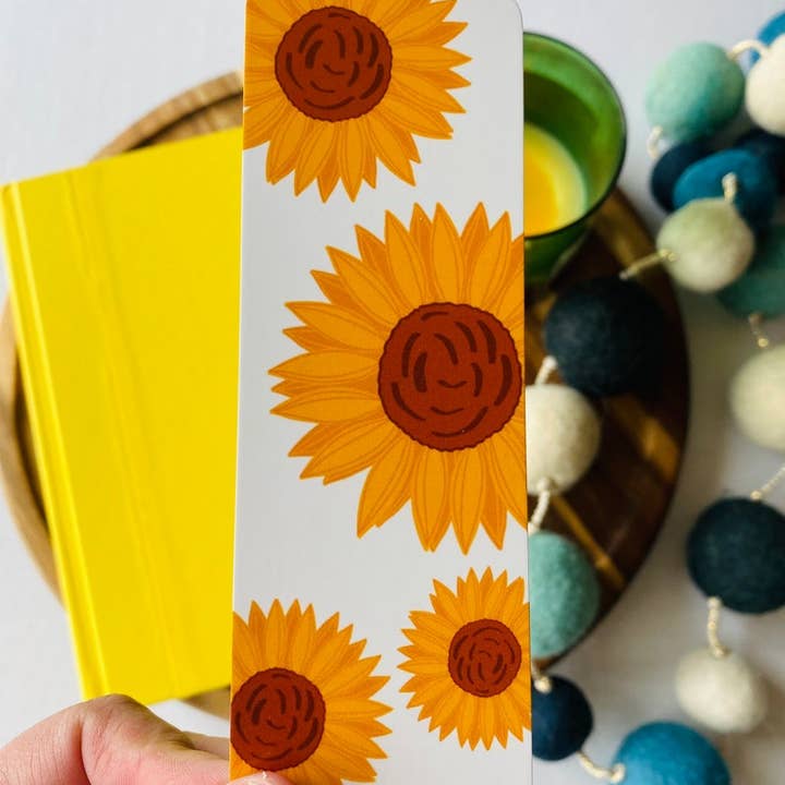 Sunflower Bookmark for wholesale by The Book and Nook Shop