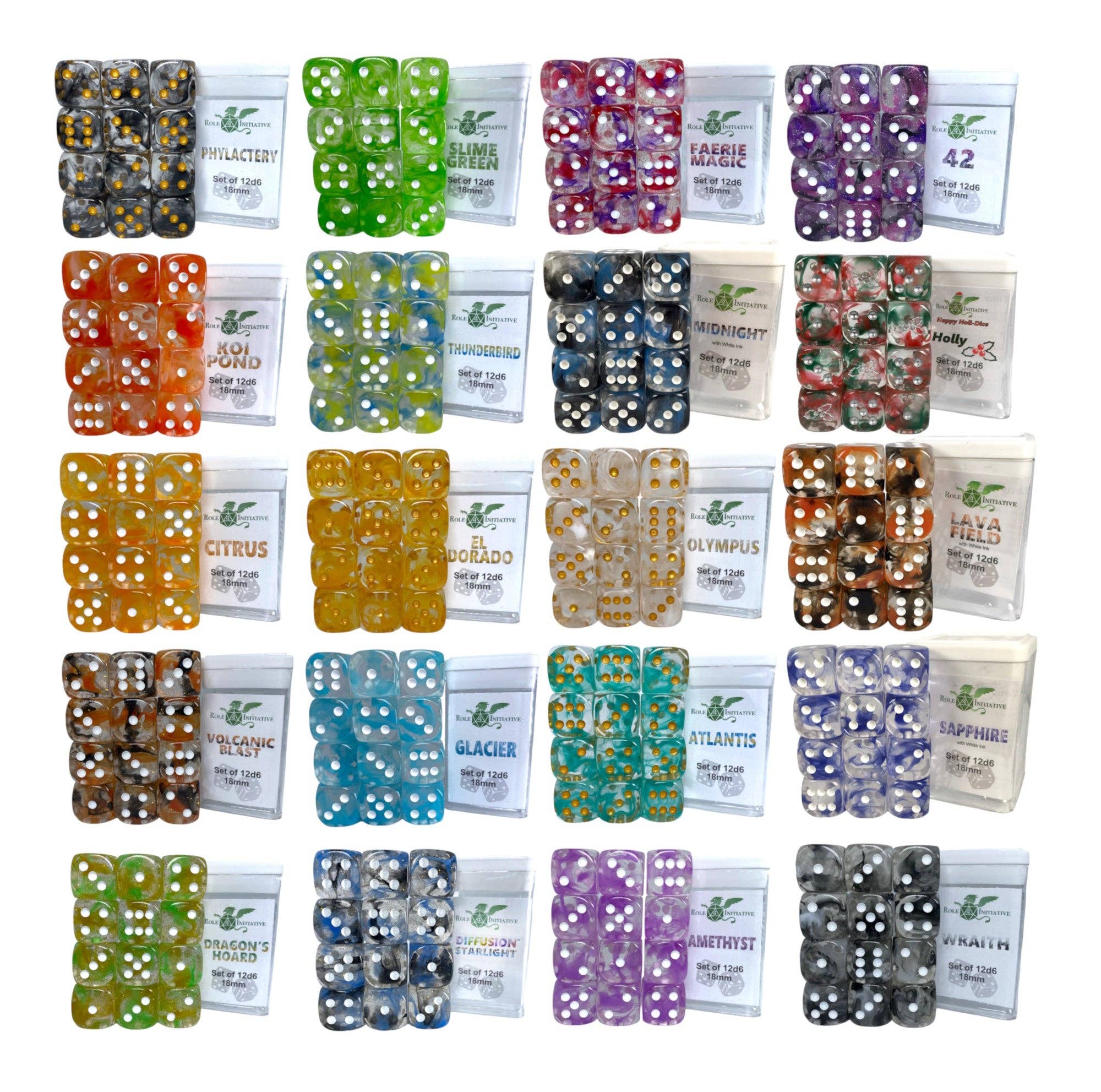 Role 4 Initiative – wholesale Dice – Dice Set Bundles in assorted colors22