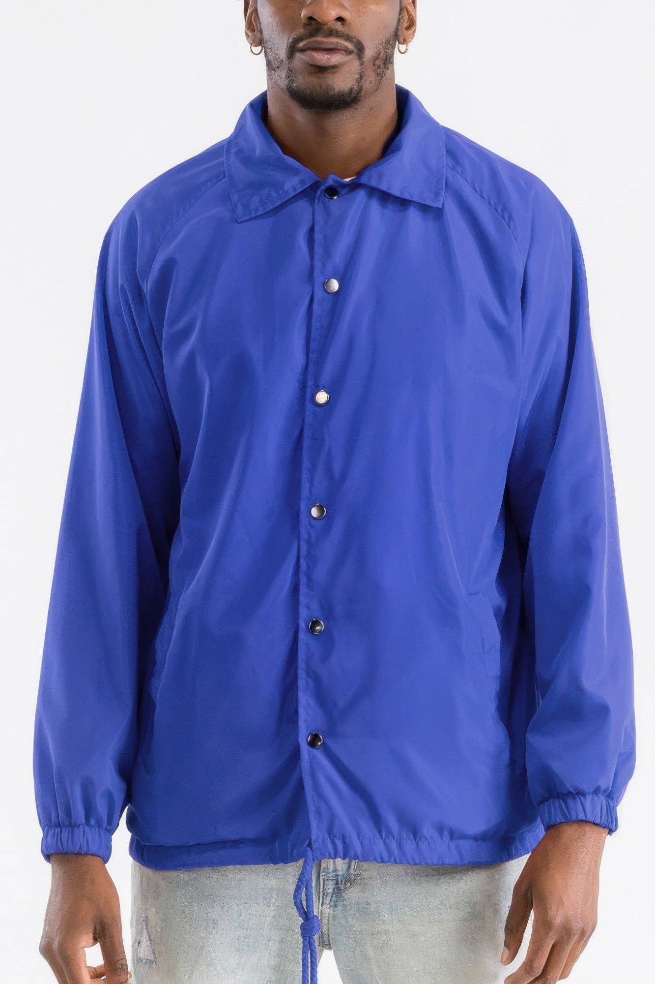 CC Wholesale Clothing - Wholesale Windbreaker - Men's - Men's Casual Windbreaker Coaches Jacket1