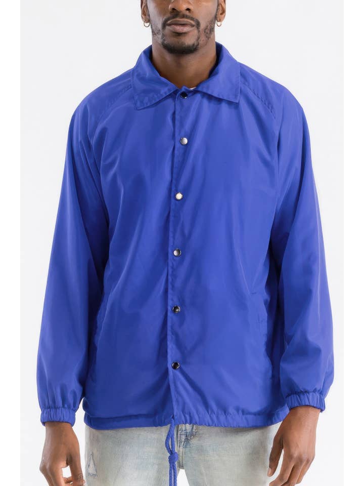 CC Wholesale Clothing - Wholesale Windbreaker - Men's - Men's Casual Windbreaker Coaches Jacket1