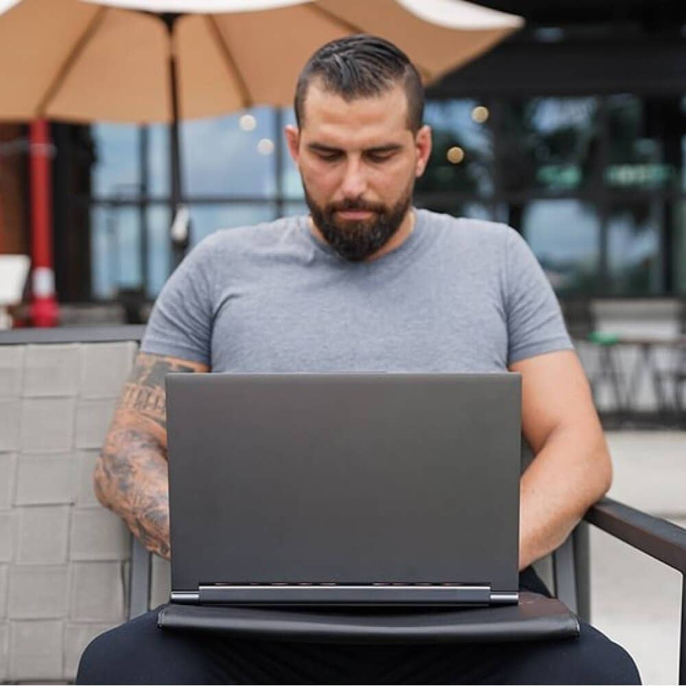 Charcoal Black Laptop EMF Radiation Protection + Safety Sleeve for wholesale on Faire7